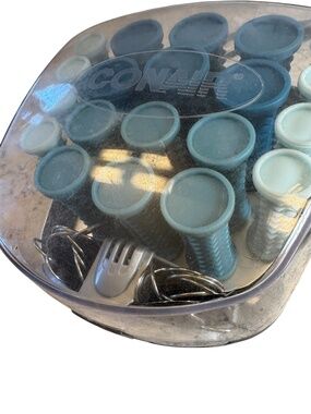 CONAIR compact Hot Rollers Hair Curlers 20 Total  3 sizes Pageant Prom Night Out